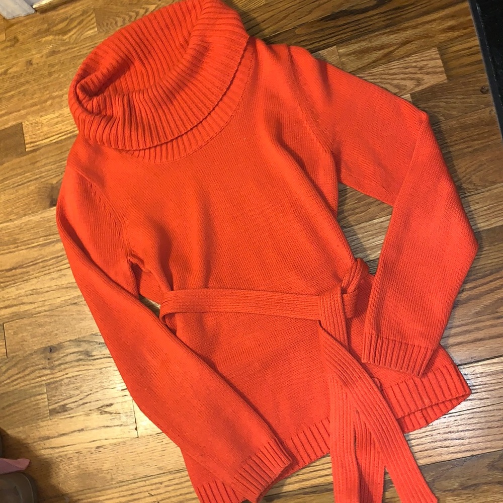 Fall Sweater Women’s orange Medium M Ladies